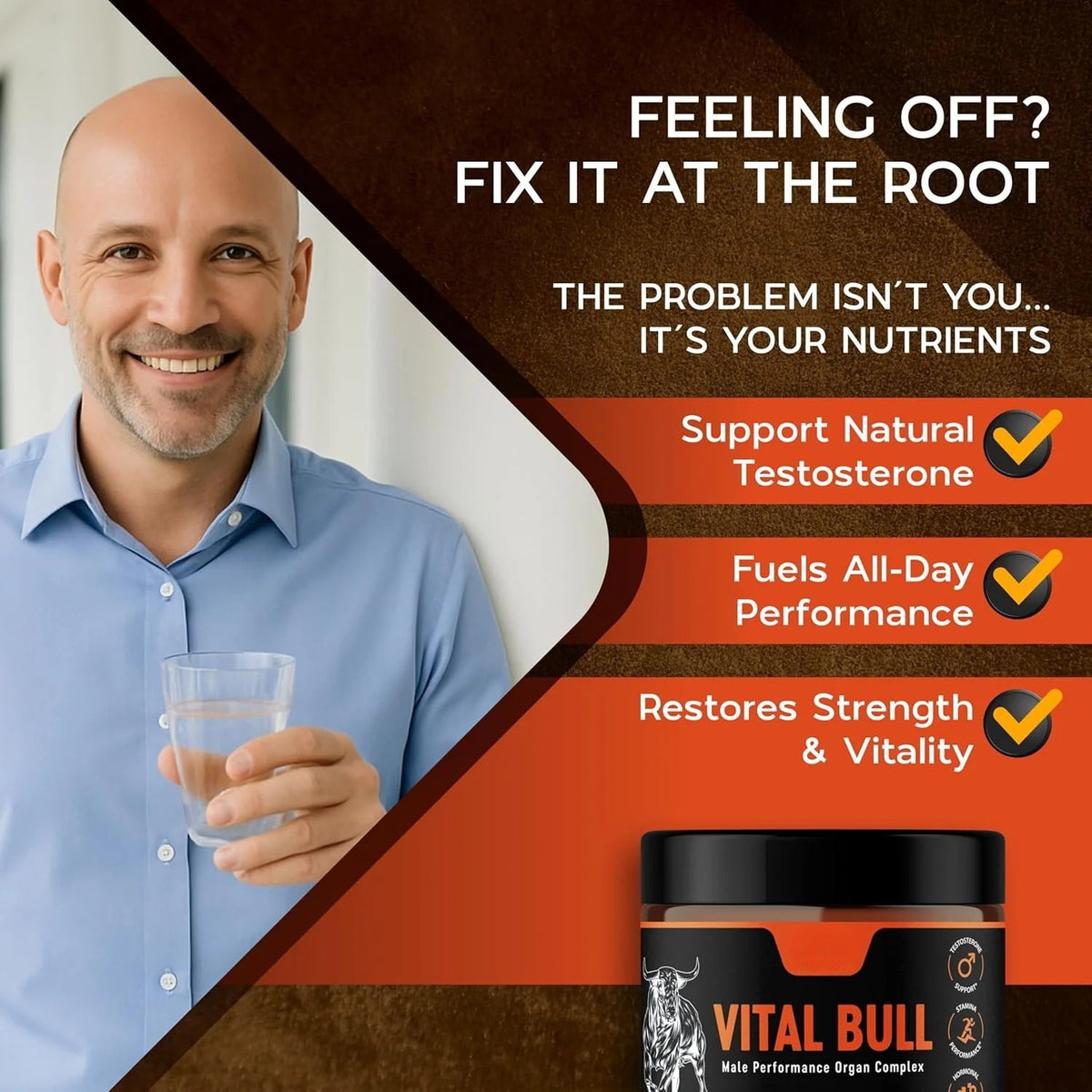SENZIOLB | VITAL BULL Male Performance Organ Complex
