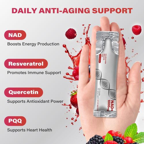 SENZIOLB | NAD+ 1000mg Longevity Stick Packs