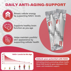 SENZIOLB | NAD+ 1000mg Longevity Stick Packs