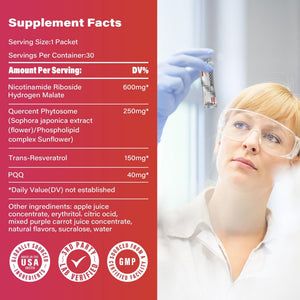 SENZIOLB | NAD+ 1000mg Longevity Stick Packs